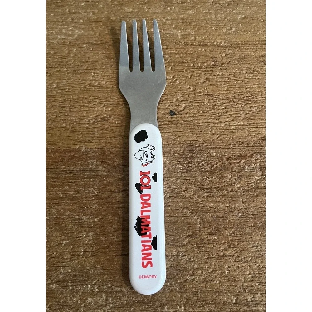 Disney Mickey Mouse 101 Dalmatians Child Kids Flatware Fork Spoon 2 Pc Set